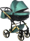 Trio Junama Diamond Fluo Pelle Verde Telaio Oro Navicella Nera Prima infanzia/Passeggini carrozzine e accessori/Passeggini e carrozzine/Sistemi modulari La Casa Del Bebè - Napoli, Commerciovirtuoso.it