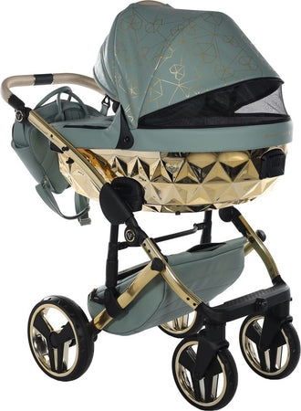 Trio Junama Diamond Heart Collection 3 in 1 Ecopelle-Kaki/Oro Giallo Prima infanzia/Passeggini carrozzine e accessori/Passeggini e carrozzine/Sistemi modulari La Casa Del Bebè - Napoli, Commerciovirtuoso.it