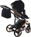 Trio Junama Diamond Individual Nero Telaio Oro Rosa Prima infanzia/Passeggini carrozzine e accessori/Passeggini e carrozzine/Sistemi modulari La Casa Del Bebè - Napoli, Commerciovirtuoso.it