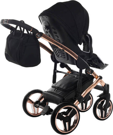 Trio Junama Diamond Individual Nero Telaio Oro Rosa Prima infanzia/Passeggini carrozzine e accessori/Passeggini e carrozzine/Sistemi modulari La Casa Del Bebè - Napoli, Commerciovirtuoso.it
