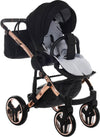 Trio Junama Diamond Individual Nero Telaio Oro Rosa Prima infanzia/Passeggini carrozzine e accessori/Passeggini e carrozzine/Sistemi modulari La Casa Del Bebè - Napoli, Commerciovirtuoso.it