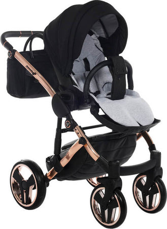 Trio Junama Diamond Individual Nero Telaio Oro Rosa Prima infanzia/Passeggini carrozzine e accessori/Passeggini e carrozzine/Sistemi modulari La Casa Del Bebè - Napoli, Commerciovirtuoso.it