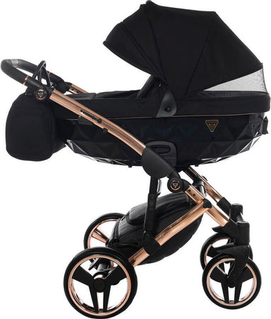 Trio Junama Diamond Individual Nero Telaio Oro Rosa Prima infanzia/Passeggini carrozzine e accessori/Passeggini e carrozzine/Sistemi modulari La Casa Del Bebè - Napoli, Commerciovirtuoso.it