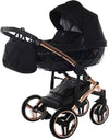 Trio Junama Diamond Individual Nero Telaio Oro Rosa Prima infanzia/Passeggini carrozzine e accessori/Passeggini e carrozzine/Sistemi modulari La Casa Del Bebè - Napoli, Commerciovirtuoso.it