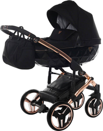 Trio Junama Diamond Individual Nero Telaio Oro Rosa Prima infanzia/Passeggini carrozzine e accessori/Passeggini e carrozzine/Sistemi modulari La Casa Del Bebè - Napoli, Commerciovirtuoso.it