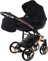 Trio Junama Diamond Individual Nero Telaio Oro Rosa Prima infanzia/Passeggini carrozzine e accessori/Passeggini e carrozzine/Sistemi modulari La Casa Del Bebè - Napoli, Commerciovirtuoso.it