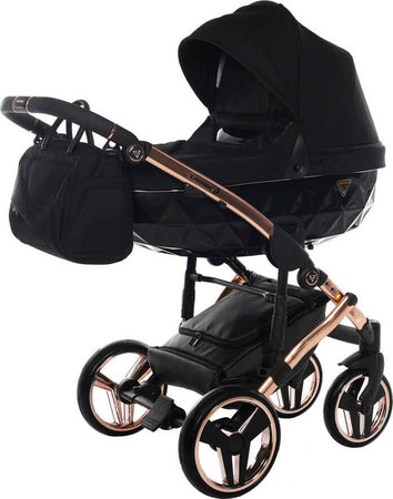 Trio Junama Diamond Individual Nero Telaio Oro Rosa Prima infanzia/Passeggini carrozzine e accessori/Passeggini e carrozzine/Sistemi modulari La Casa Del Bebè - Napoli, Commerciovirtuoso.it