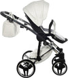 Trio Junama Diamond Individual Pelle Bianco Telaio Cromato Prima infanzia/Passeggini carrozzine e accessori/Passeggini e carrozzine/Sistemi modulari La Casa Del Bebè - Napoli, Commerciovirtuoso.it
