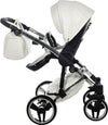 Trio Junama Diamond Individual Pelle Bianco Telaio Cromato Prima infanzia/Passeggini carrozzine e accessori/Passeggini e carrozzine/Sistemi modulari La Casa Del Bebè - Napoli, Commerciovirtuoso.it