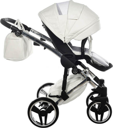 Trio Junama Diamond Individual Pelle Bianco Telaio Cromato Prima infanzia/Passeggini carrozzine e accessori/Passeggini e carrozzine/Sistemi modulari La Casa Del Bebè - Napoli, Commerciovirtuoso.it