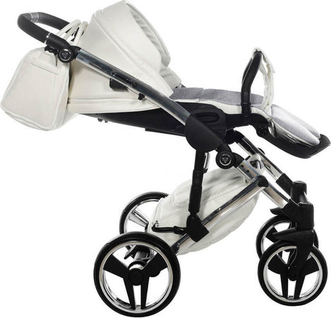 Trio Junama Diamond Individual Pelle Bianco Telaio Cromato Prima infanzia/Passeggini carrozzine e accessori/Passeggini e carrozzine/Sistemi modulari La Casa Del Bebè - Napoli, Commerciovirtuoso.it