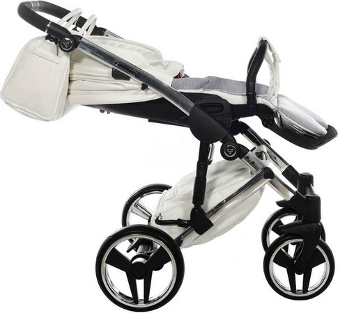 Trio Junama Diamond Individual Pelle Bianco Telaio Cromato Prima infanzia/Passeggini carrozzine e accessori/Passeggini e carrozzine/Sistemi modulari La Casa Del Bebè - Napoli, Commerciovirtuoso.it