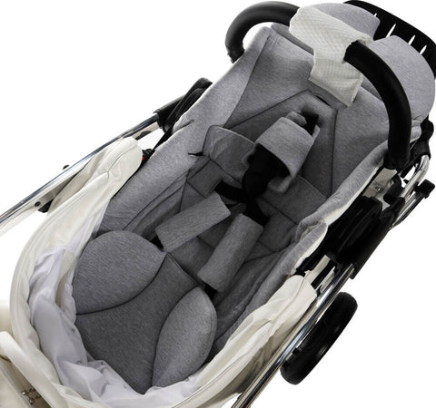 Trio Junama Diamond Individual Pelle Bianco Telaio Cromato Prima infanzia/Passeggini carrozzine e accessori/Passeggini e carrozzine/Sistemi modulari La Casa Del Bebè - Napoli, Commerciovirtuoso.it