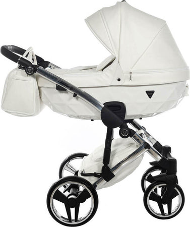Trio Junama Diamond Individual Pelle Bianco Telaio Cromato Prima infanzia/Passeggini carrozzine e accessori/Passeggini e carrozzine/Sistemi modulari La Casa Del Bebè - Napoli, Commerciovirtuoso.it