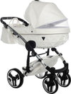Trio Junama Diamond Individual Pelle Bianco Telaio Cromato Prima infanzia/Passeggini carrozzine e accessori/Passeggini e carrozzine/Sistemi modulari La Casa Del Bebè - Napoli, Commerciovirtuoso.it