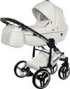 Trio Junama Diamond Individual Pelle Bianco Telaio Cromato Prima infanzia/Passeggini carrozzine e accessori/Passeggini e carrozzine/Sistemi modulari La Casa Del Bebè - Napoli, Commerciovirtuoso.it