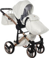 Trio Junama Diamond Mirror Satin V2 3 in 1 Pelle Bianco Nav. Champagne Telaio Oro Rosa Prima infanzia/Passeggini carrozzine e accessori/Passeggini e carrozzine/Sistemi modulari La Casa Del Bebè - Napoli, Commerciovirtuoso.it