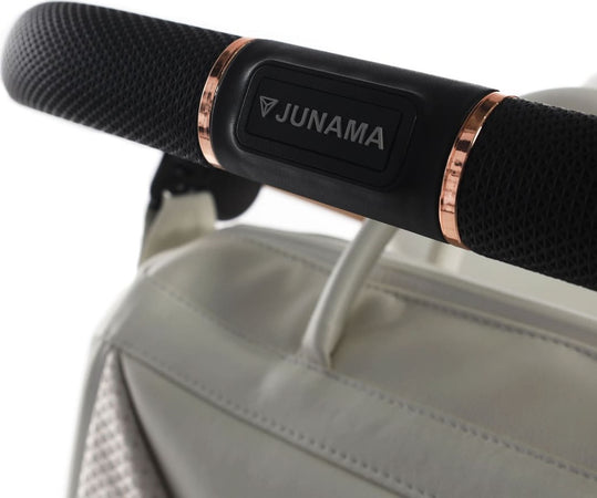 Trio Junama Diamond Mirror Satin V2 3 in 1 Pelle Bianco Nav. Champagne Telaio Oro Rosa Prima infanzia/Passeggini carrozzine e accessori/Passeggini e carrozzine/Sistemi modulari La Casa Del Bebè - Napoli, Commerciovirtuoso.it