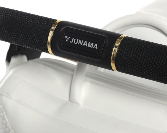 Trio Junama Diamond Mirror Satin V2 3 in 1 Pelle Bianco Nav Oro Telaio Oro Giallo Prima infanzia/Passeggini carrozzine e accessori/Passeggini e carrozzine/Sistemi modulari La Casa Del Bebè - Napoli, Commerciovirtuoso.it