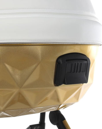 Trio Junama Diamond Mirror Satin V2 3 in 1 Pelle Bianco Nav Oro Telaio Oro Giallo Prima infanzia/Passeggini carrozzine e accessori/Passeggini e carrozzine/Sistemi modulari La Casa Del Bebè - Napoli, Commerciovirtuoso.it