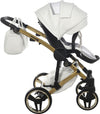 Trio Junama Diamond Mirror Satin V2 3 in 1 Pelle Bianco Nav Oro Telaio Oro Giallo Prima infanzia/Passeggini carrozzine e accessori/Passeggini e carrozzine/Sistemi modulari La Casa Del Bebè - Napoli, Commerciovirtuoso.it