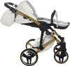 Trio Junama Diamond Mirror Satin V2 3 in 1 Pelle Bianco Nav Oro Telaio Oro Giallo Prima infanzia/Passeggini carrozzine e accessori/Passeggini e carrozzine/Sistemi modulari La Casa Del Bebè - Napoli, Commerciovirtuoso.it