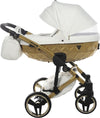 Trio Junama Diamond Mirror Satin V2 3 in 1 Pelle Bianco Nav Oro Telaio Oro Giallo Prima infanzia/Passeggini carrozzine e accessori/Passeggini e carrozzine/Sistemi modulari La Casa Del Bebè - Napoli, Commerciovirtuoso.it