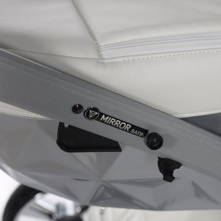 Trio Junama Diamond Mirror Satin V2 3 in 1 Pelle Bianco Navicella Grigio Telaio Cromato Prima infanzia/Passeggini carrozzine e accessori/Passeggini e carrozzine/Sistemi modulari La Casa Del Bebè - Napoli, Commerciovirtuoso.it