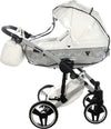Trio Junama Diamond Mirror Satin V2 3 in 1 Pelle Bianco Navicella Grigio Telaio Cromato Prima infanzia/Passeggini carrozzine e accessori/Passeggini e carrozzine/Sistemi modulari La Casa Del Bebè - Napoli, Commerciovirtuoso.it