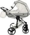 Trio Junama Diamond Mirror Satin V2 3 in 1 Pelle Bianco Navicella Grigio Telaio Cromato Prima infanzia/Passeggini carrozzine e accessori/Passeggini e carrozzine/Sistemi modulari La Casa Del Bebè - Napoli, Commerciovirtuoso.it