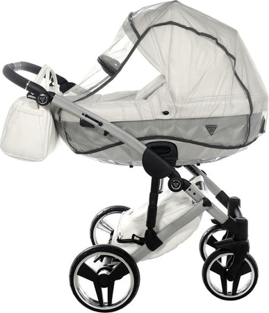 Trio Junama Diamond Mirror Satin V2 3 in 1 Pelle Bianco Navicella Grigio Telaio Cromato Prima infanzia/Passeggini carrozzine e accessori/Passeggini e carrozzine/Sistemi modulari La Casa Del Bebè - Napoli, Commerciovirtuoso.it