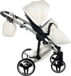 Trio Junama Diamond Mirror Satin V2 3 in 1 Pelle Bianco Navicella Grigio Telaio Cromato Prima infanzia/Passeggini carrozzine e accessori/Passeggini e carrozzine/Sistemi modulari La Casa Del Bebè - Napoli, Commerciovirtuoso.it