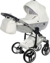 Trio Junama Diamond Mirror Satin V2 3 in 1 Pelle Bianco Navicella Grigio Telaio Cromato Prima infanzia/Passeggini carrozzine e accessori/Passeggini e carrozzine/Sistemi modulari La Casa Del Bebè - Napoli, Commerciovirtuoso.it