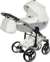Trio Junama Diamond Mirror Satin V2 3 in 1 Pelle Bianco Navicella Grigio Telaio Cromato Prima infanzia/Passeggini carrozzine e accessori/Passeggini e carrozzine/Sistemi modulari La Casa Del Bebè - Napoli, Commerciovirtuoso.it