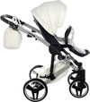 Trio Junama Diamond Mirror Satin V2 3 in 1 Pelle Bianco Navicella Grigio Telaio Cromato Prima infanzia/Passeggini carrozzine e accessori/Passeggini e carrozzine/Sistemi modulari La Casa Del Bebè - Napoli, Commerciovirtuoso.it