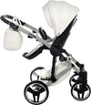 Trio Junama Diamond Mirror Satin V2 3 in 1 Pelle Bianco Navicella Grigio Telaio Cromato Prima infanzia/Passeggini carrozzine e accessori/Passeggini e carrozzine/Sistemi modulari La Casa Del Bebè - Napoli, Commerciovirtuoso.it