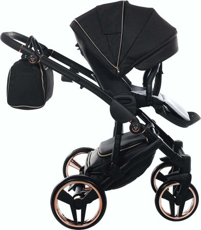 Trio Junama Diamond Mirror Satin V2 3 in 1 Tessuto Nero/Nav. Champagne Telaio Nero Prima infanzia/Passeggini carrozzine e accessori/Passeggini e carrozzine/Sistemi modulari La Casa Del Bebè - Napoli, Commerciovirtuoso.it