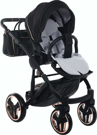 Trio Junama Diamond Mirror Satin V2 3 in 1 Tessuto Nero/Nav. Champagne Telaio Nero Prima infanzia/Passeggini carrozzine e accessori/Passeggini e carrozzine/Sistemi modulari La Casa Del Bebè - Napoli, Commerciovirtuoso.it