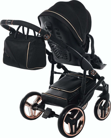 Trio Junama Diamond Mirror Satin V2 3 in 1 Tessuto Nero/Nav. Champagne Telaio Nero Prima infanzia/Passeggini carrozzine e accessori/Passeggini e carrozzine/Sistemi modulari La Casa Del Bebè - Napoli, Commerciovirtuoso.it