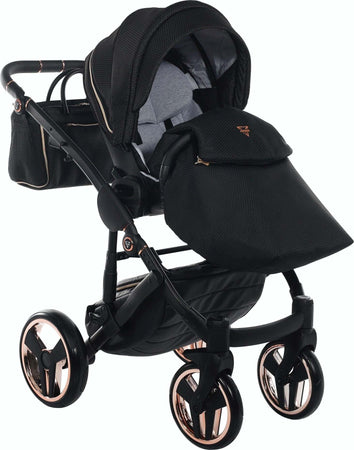 Trio Junama Diamond Mirror Satin V2 3 in 1 Tessuto Nero/Nav. Champagne Telaio Nero Prima infanzia/Passeggini carrozzine e accessori/Passeggini e carrozzine/Sistemi modulari La Casa Del Bebè - Napoli, Commerciovirtuoso.it