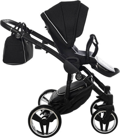 Trio Junama Diamond Mirror Satin V2 3 in 1 Tessuto Nero/Navicella Grey Telaio Nero Prima infanzia/Passeggini carrozzine e accessori/Passeggini e carrozzine/Sistemi modulari La Casa Del Bebè - Napoli, Commerciovirtuoso.it