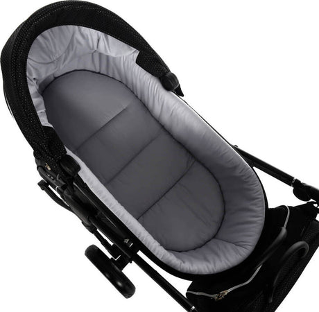 Trio Junama Diamond Mirror Satin V2 3 in 1 Tessuto Nero/Navicella Grey Telaio Nero Prima infanzia/Passeggini carrozzine e accessori/Passeggini e carrozzine/Sistemi modulari La Casa Del Bebè - Napoli, Commerciovirtuoso.it