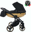 Trio Junama Diamond Mirror Satin V2 3 in 1 Tessuto Nero/Oro Giallo Telaio Nero Prima infanzia/Passeggini carrozzine e accessori/Passeggini e carrozzine/Sistemi modulari La Casa Del Bebè - Napoli, Commerciovirtuoso.it