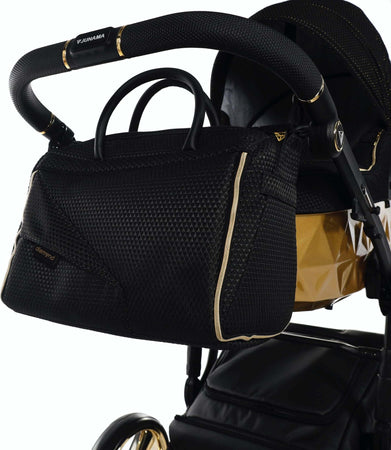 Trio Junama Diamond Mirror Satin V2 3 in 1 Tessuto Nero/Oro Giallo Telaio Nero Prima infanzia/Passeggini carrozzine e accessori/Passeggini e carrozzine/Sistemi modulari La Casa Del Bebè - Napoli, Commerciovirtuoso.it