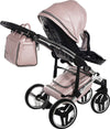 Trio Junama Diamond Mirror V2 3 in 1 Pelle Nav. Rosa/Silver Telaio Silver Prima infanzia/Passeggini carrozzine e accessori/Passeggini e carrozzine/Sistemi modulari La Casa Del Bebè - Napoli, Commerciovirtuoso.it