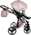 Trio Junama Diamond Mirror V2 3 in 1 Pelle Nav. Rosa/Silver Telaio Silver Prima infanzia/Passeggini carrozzine e accessori/Passeggini e carrozzine/Sistemi modulari La Casa Del Bebè - Napoli, Commerciovirtuoso.it