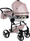 Trio Junama Diamond Mirror V2 3 in 1 Pelle Nav. Rosa/Silver Telaio Silver Prima infanzia/Passeggini carrozzine e accessori/Passeggini e carrozzine/Sistemi modulari La Casa Del Bebè - Napoli, Commerciovirtuoso.it