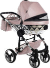 Trio Junama Diamond Mirror V2 3 in 1 Pelle Nav. Rosa/Silver Telaio Silver Prima infanzia/Passeggini carrozzine e accessori/Passeggini e carrozzine/Sistemi modulari La Casa Del Bebè - Napoli, Commerciovirtuoso.it