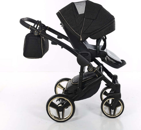 Trio Junama Diamond Mirror V2 3 in 1 Tessuto Nav. Oro Giallo Telaio Nero Prima infanzia/Passeggini carrozzine e accessori/Passeggini e carrozzine/Sistemi modulari La Casa Del Bebè - Napoli, Commerciovirtuoso.it