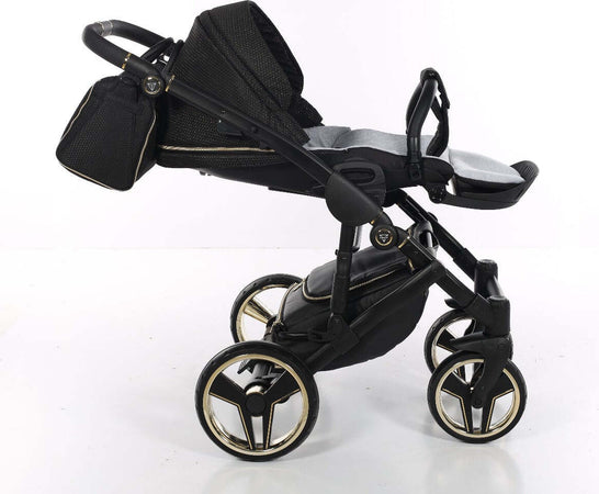 Trio Junama Diamond Mirror V2 3 in 1 Tessuto Nav. Oro Giallo Telaio Nero Prima infanzia/Passeggini carrozzine e accessori/Passeggini e carrozzine/Sistemi modulari La Casa Del Bebè - Napoli, Commerciovirtuoso.it